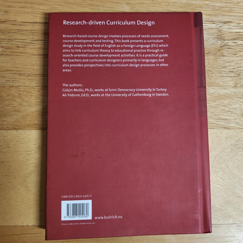 Research-driven Curriculum Design Developing a Language Course Textbook‎ - Picture 2 of 4